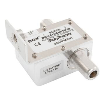 Picture of PolyPhaser DGXZ+06NFNF-B 800MHz-2.5GHz Type N F/F Coaxial RF Protector 6V Bracket Up